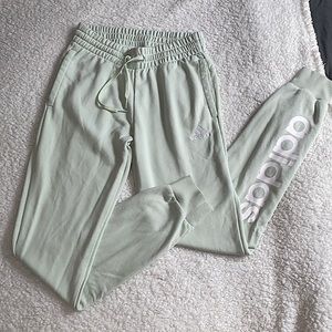 ADIDAS mint green sweatpant size xs woman